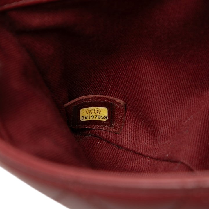 Chanel CC Matelassé Cuir d’agneau à rabat