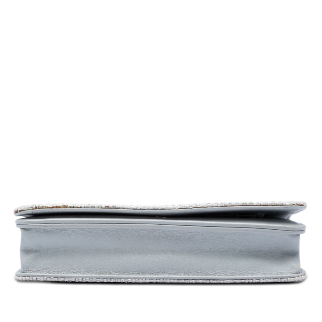 Chanel Toile Deauville Wallet on Chain