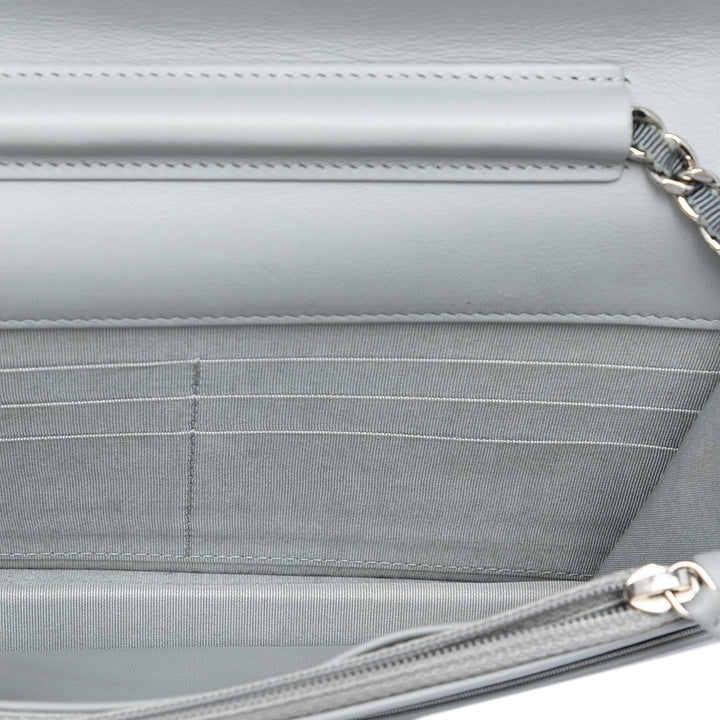 Chanel Toile Deauville Wallet on Chain