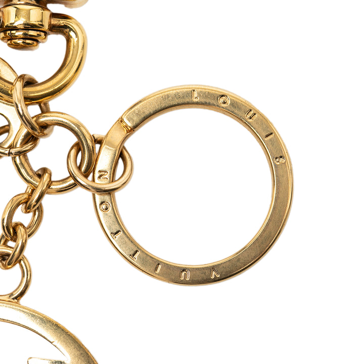 Louis Vuitton plaqué LV Circle Key Holder et Bijou de sac