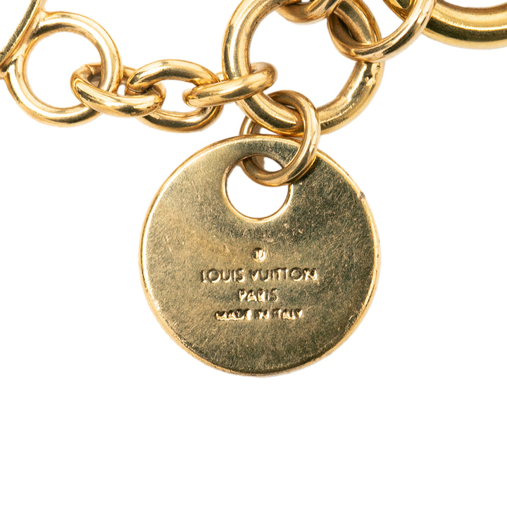 Louis Vuitton plaqué LV Circle Key Holder et Bijou de sac