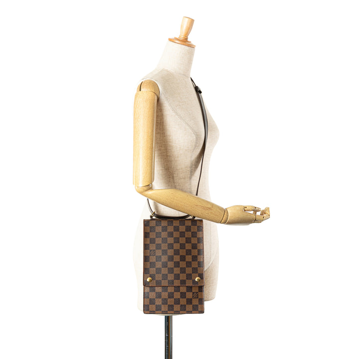 Louis Vuitton Portobello Damier Ébène Marron – vue 10 – GABY PARIS