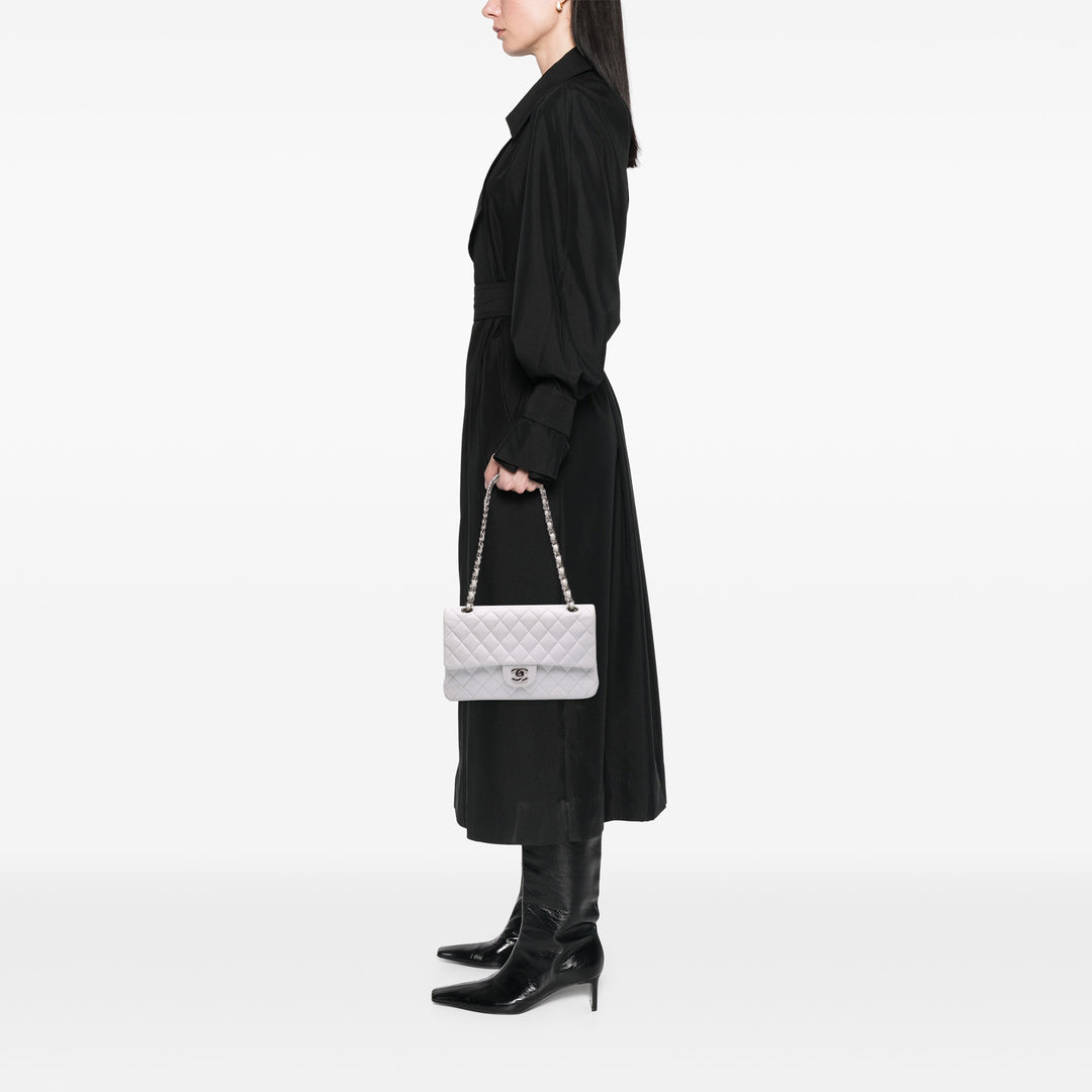 Chanel Medium Classic Caviar Double rabat Blanc – GABY PARIS Authentique