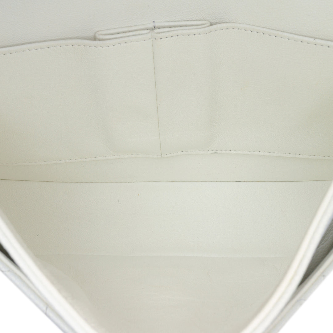 Chanel Medium Classic Caviar Double rabat Blanc – GABY PARIS Authentique