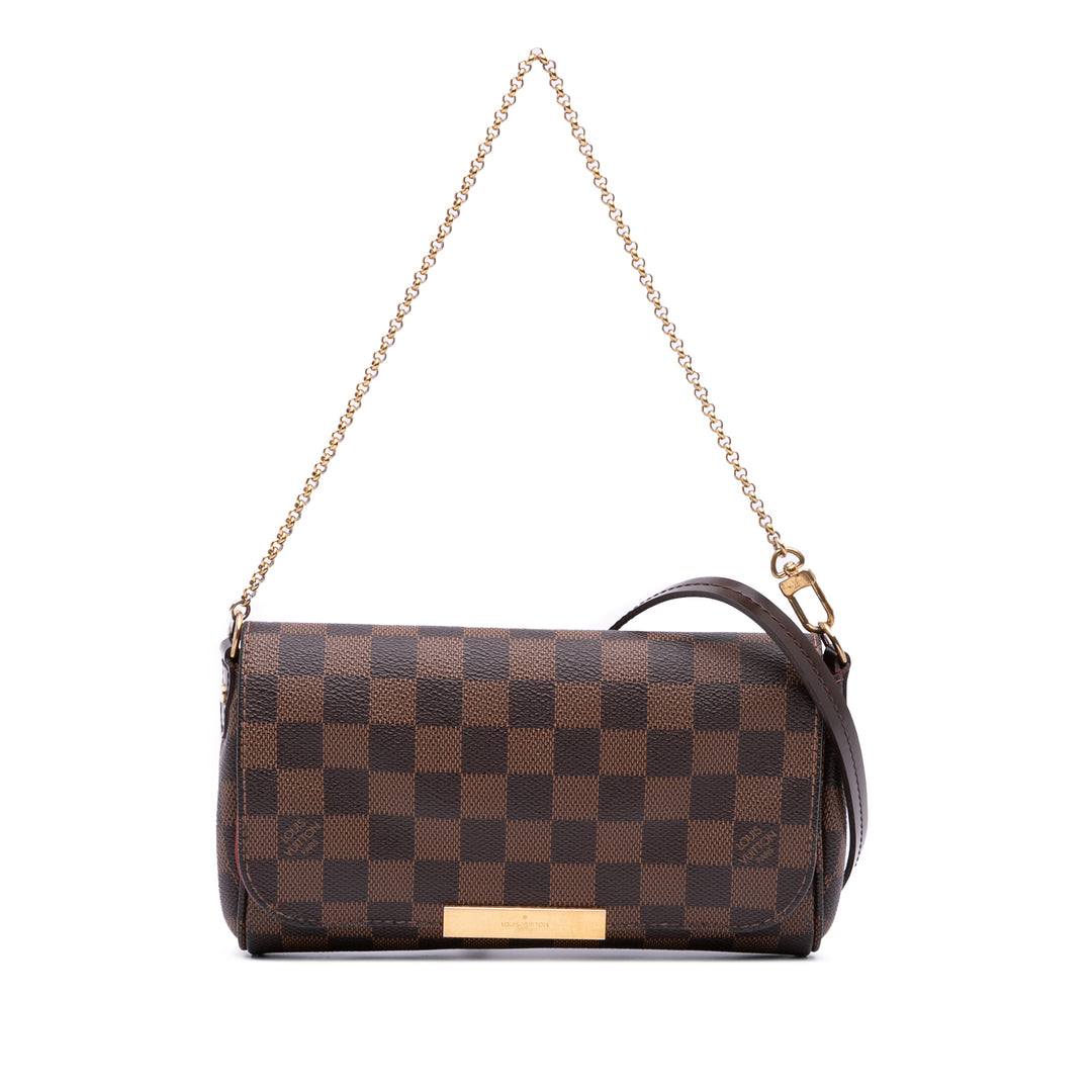 Damier Ebene Favorite PM Brown - Gaby Paris