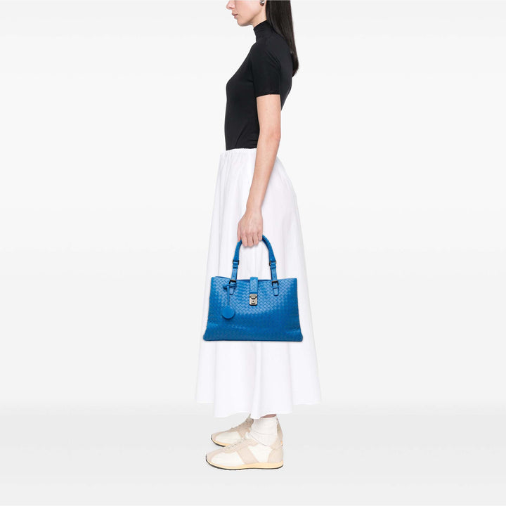 Bottega Veneta Medium Nappa Intrecciato Roma Cabas