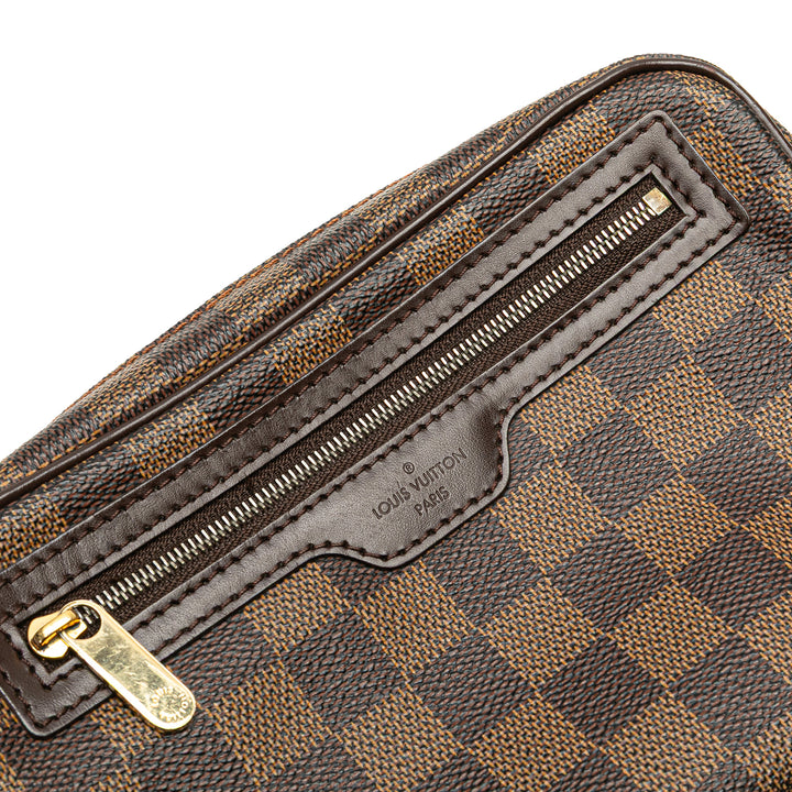Damier Ebene Pochette Billets Macao Brown - Gaby Paris