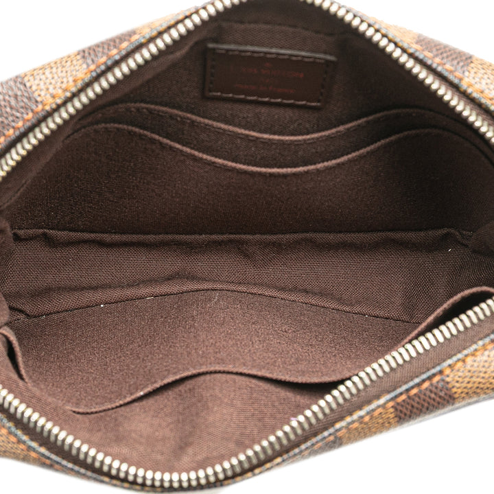 Damier Ebene Pochette Billets Macao Brown - Gaby Paris