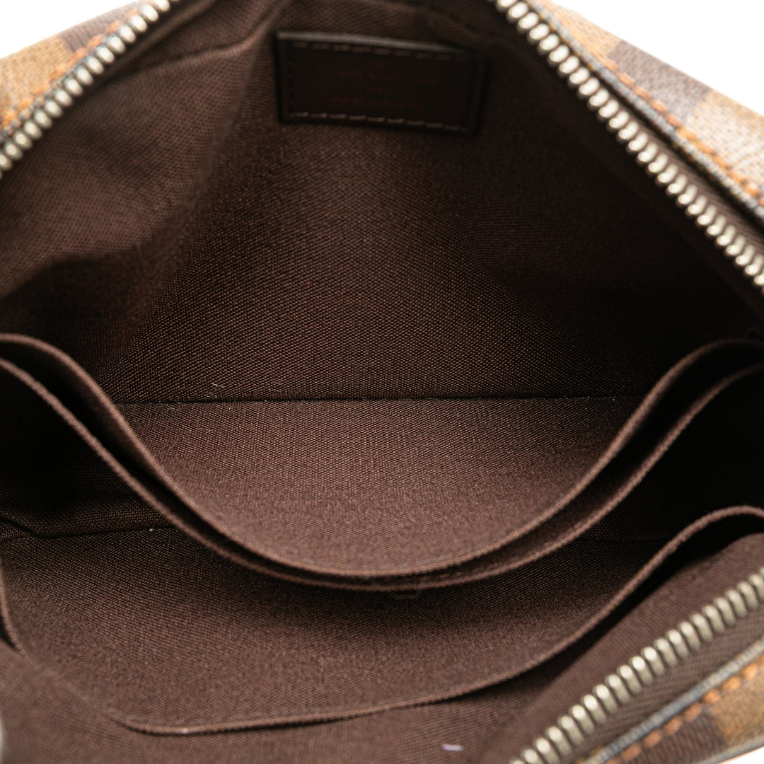 Damier Ebene Pochette Billets Macao Brown - Gaby Paris