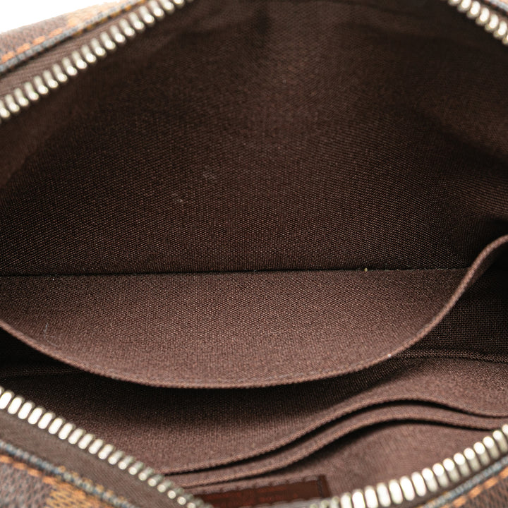 Damier Ebene Pochette Billets Macao Brown - Gaby Paris