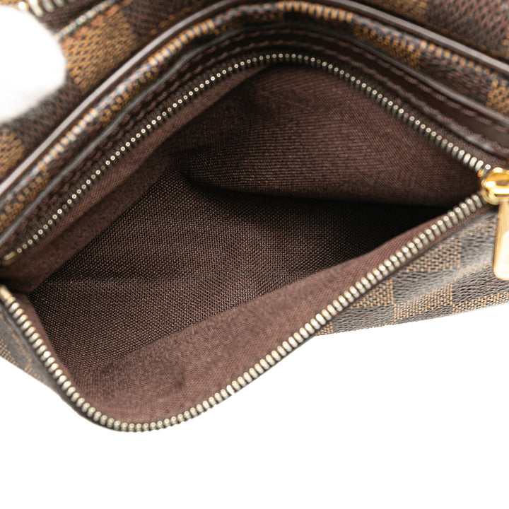 Damier Ebene Pochette Billets Macao Brown - Gaby Paris