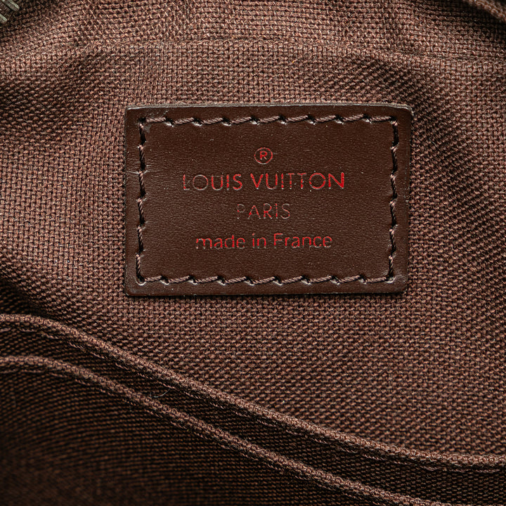 Damier Ebene Pochette Billets Macao Brown - Gaby Paris