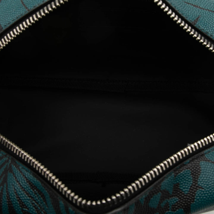 Grain De Poudre Tropical Palm Pochette Bleu