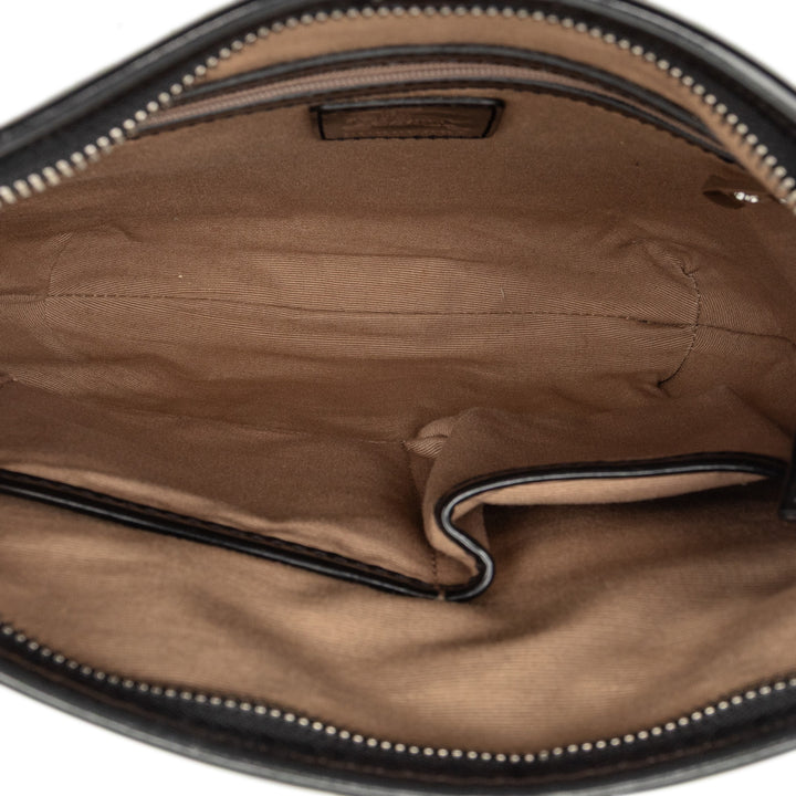 Burberry Sac bandoulière Supernova Check Dryden Toile enduite Marron – vue 4 – GABY PARIS
