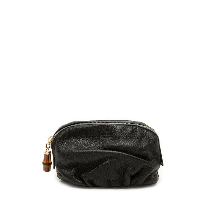Gucci Cuir de veau Bamboo Cosmetic Pochette