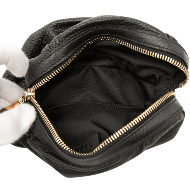 Gucci Cuir de veau Bamboo Cosmetic Pochette