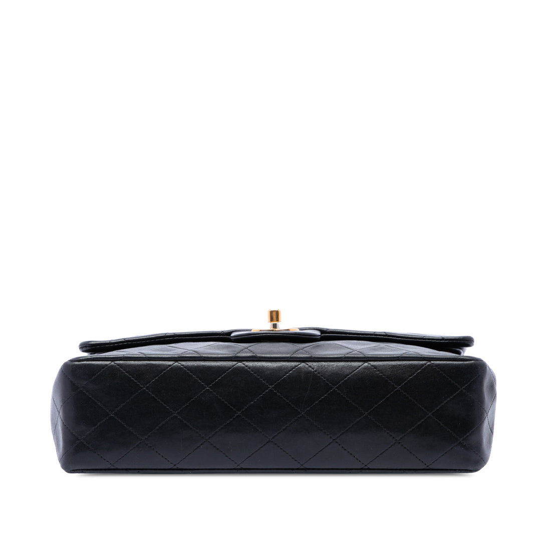 Chanel Classic Double rabat Moyen Cuir d'agneau Noir – vue 3 – GABY PARIS