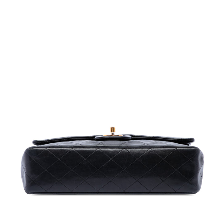 Chanel Classic Double rabat Moyen Cuir d'agneau Noir – vue 3 – GABY PARIS