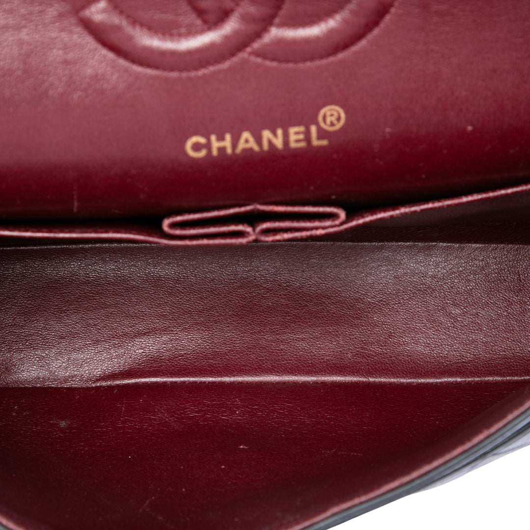 Chanel Classic Double rabat Moyen Cuir d'agneau Noir – vue 4 – GABY PARIS