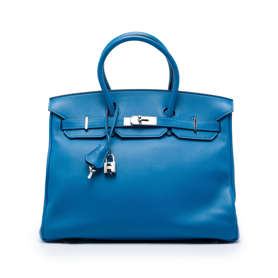 Birkin Retourne 35 Swift Bleu