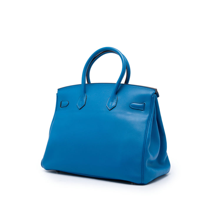Birkin Retourne 35 Swift Bleu