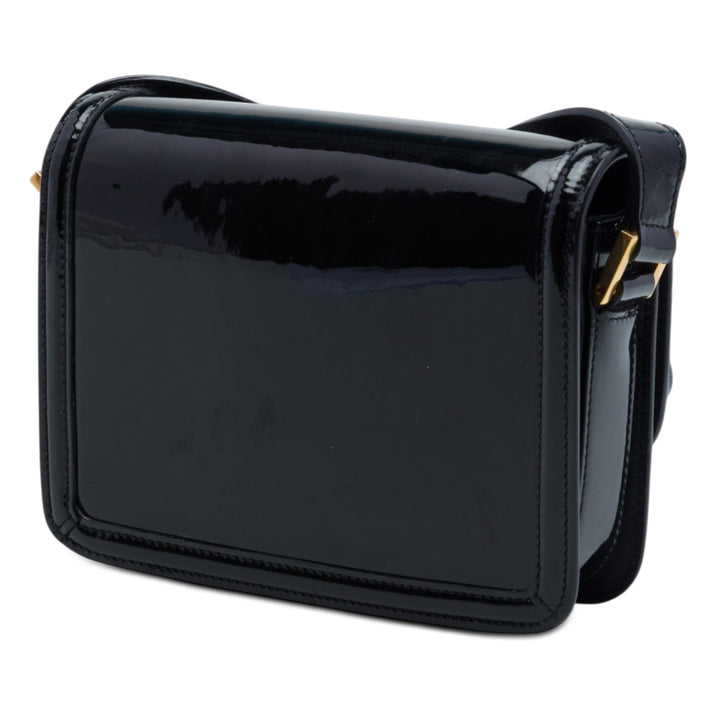 Saint Laurent Small Cuir verni Solferino Sac In Boîte