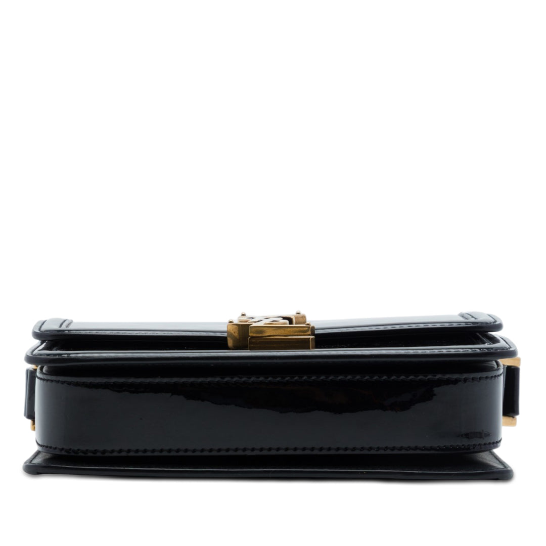 Saint Laurent Small Cuir verni Solferino Sac In Boîte