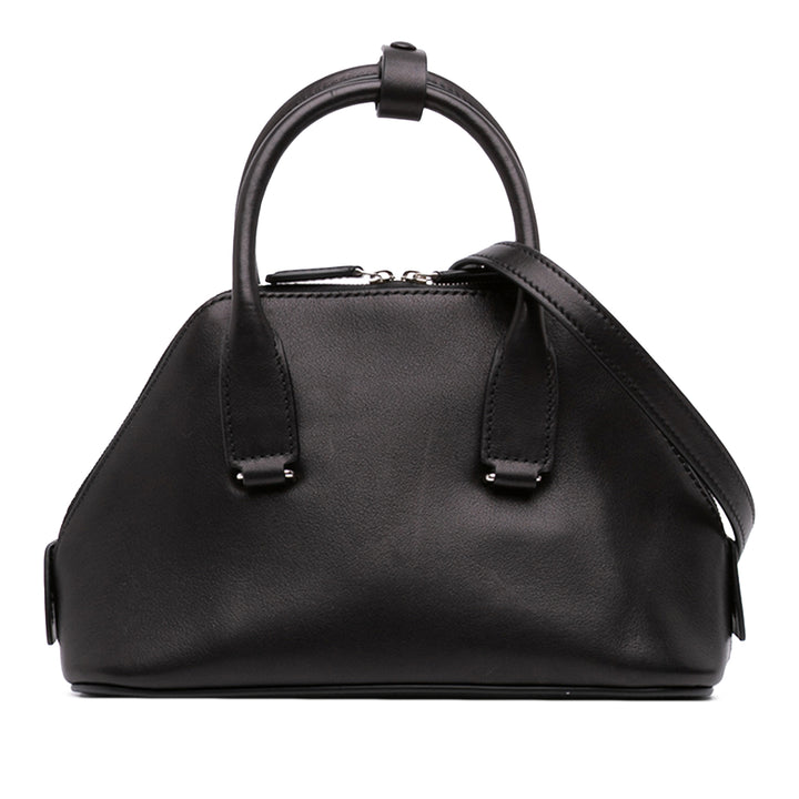 Devon Saddle Sac Mini Cuir de veau Noir
