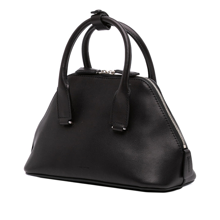 Devon Saddle Sac Mini Cuir de veau Noir