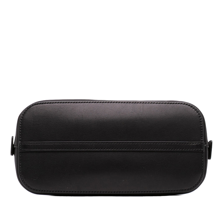 Devon Saddle Sac Mini Cuir de veau Noir