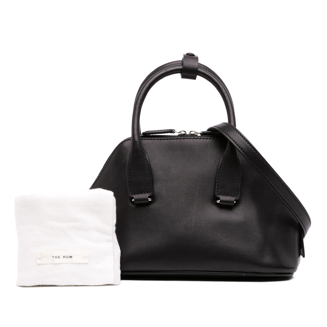 Devon Saddle Sac Mini Cuir de veau Noir