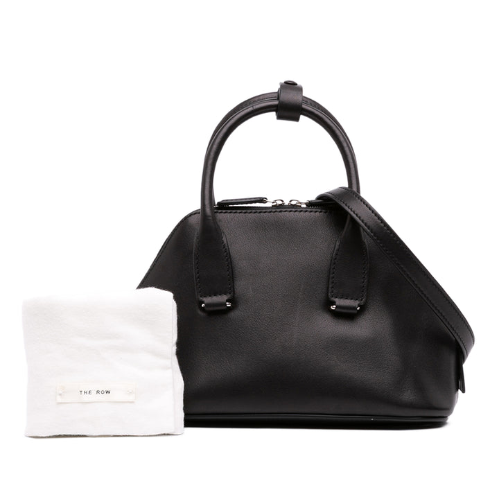 Devon Saddle Sac Mini Cuir de veau Noir