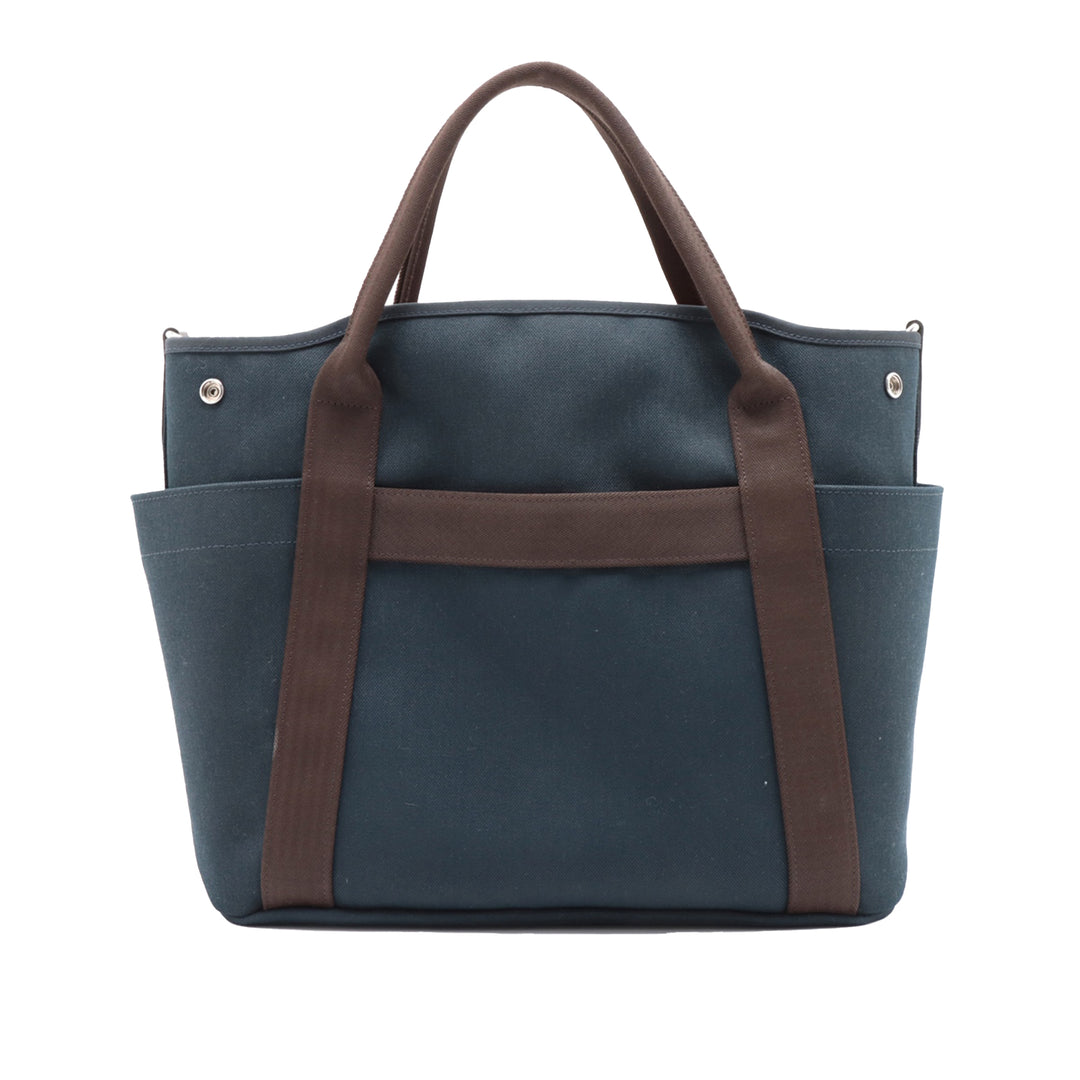 Hermès Toile Sac de Pansage Grooming Bag Bleu – GABY PARIS Authentique