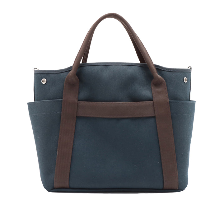 Hermès Toile Sac de Pansage Grooming Bag Bleu – GABY PARIS Authentique