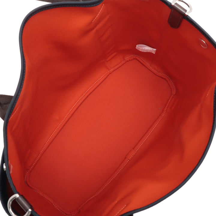 Hermès Toile Sac de Pansage Grooming Bag Bleu – GABY PARIS Authentique