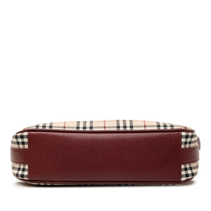 Burberry Sac porté épaule House Check Beige – vue 3 – GABY PARIS