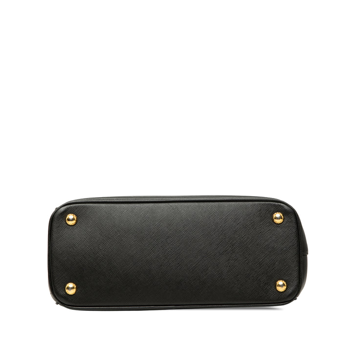 Prada Small Saffiano Lux Galleria Double Zip Sac