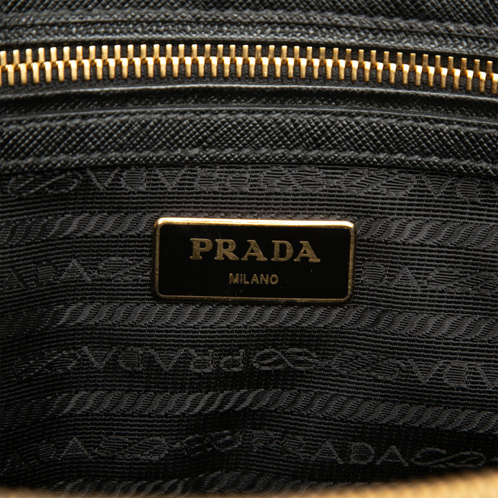 Prada Small Saffiano Lux Galleria Double Zip Sac