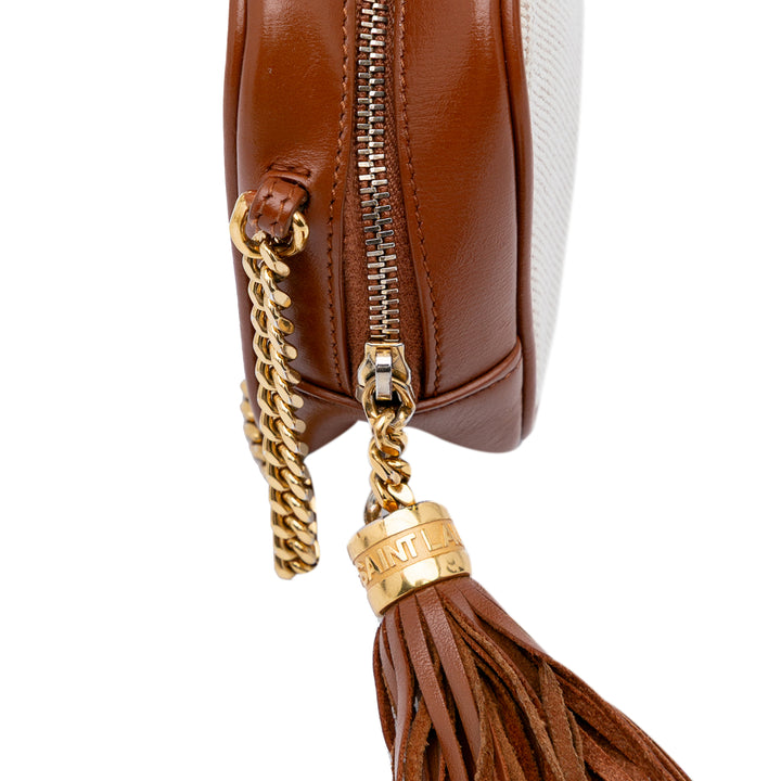 Mini Canvas Monogram Lou Camera Bag Brown - Gaby Paris