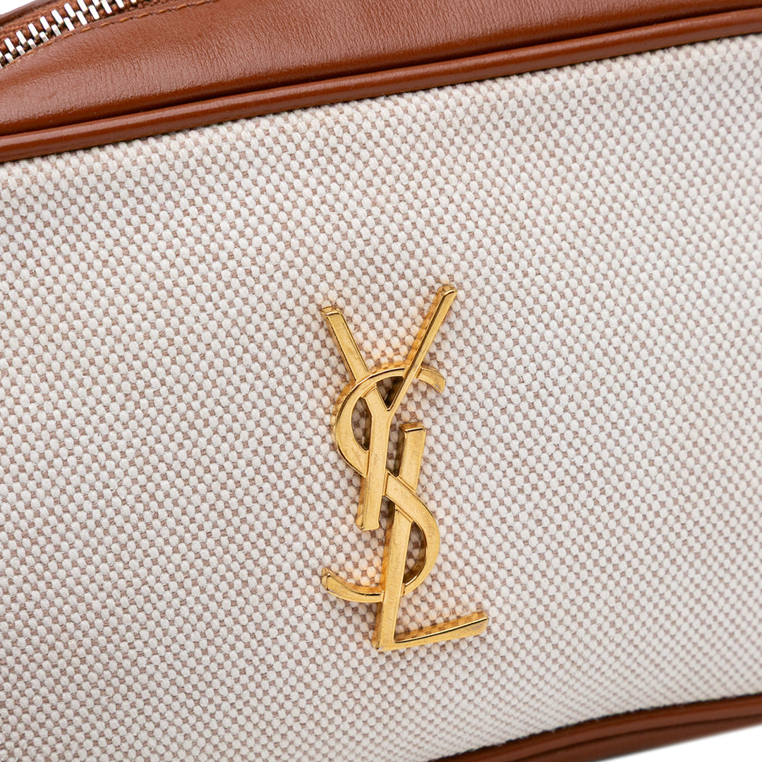 Mini Canvas Monogram Lou Camera Bag Brown - Gaby Paris