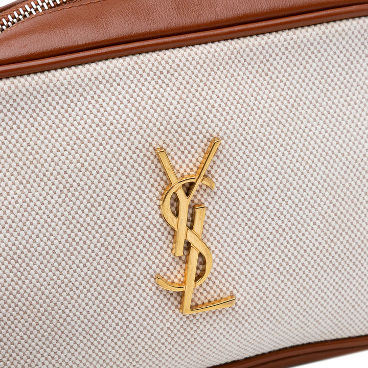 Mini Canvas Monogram Lou Camera Bag Brown - Gaby Paris