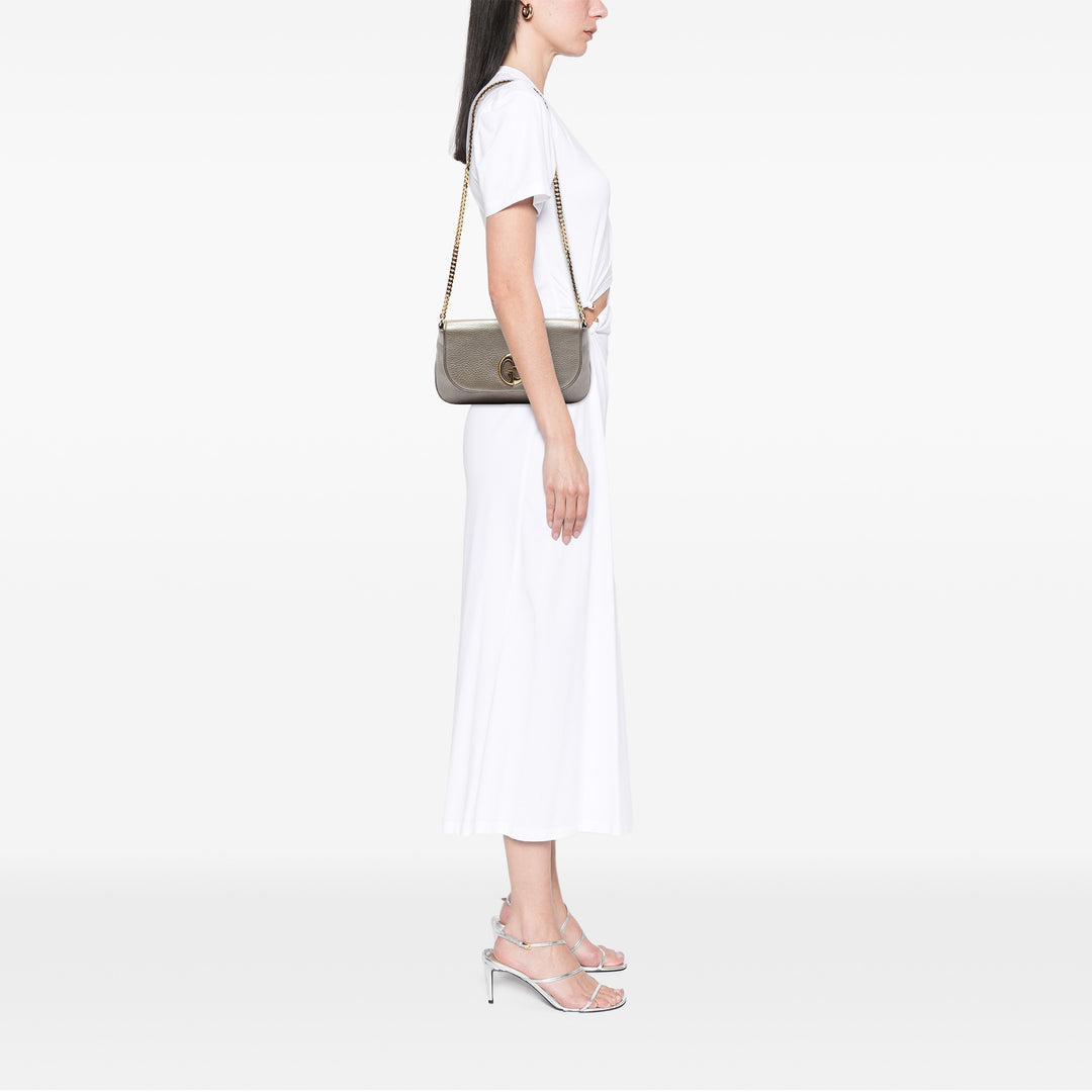 Gucci Medium Cuir de veau 1973 Chain Sac porté croisé