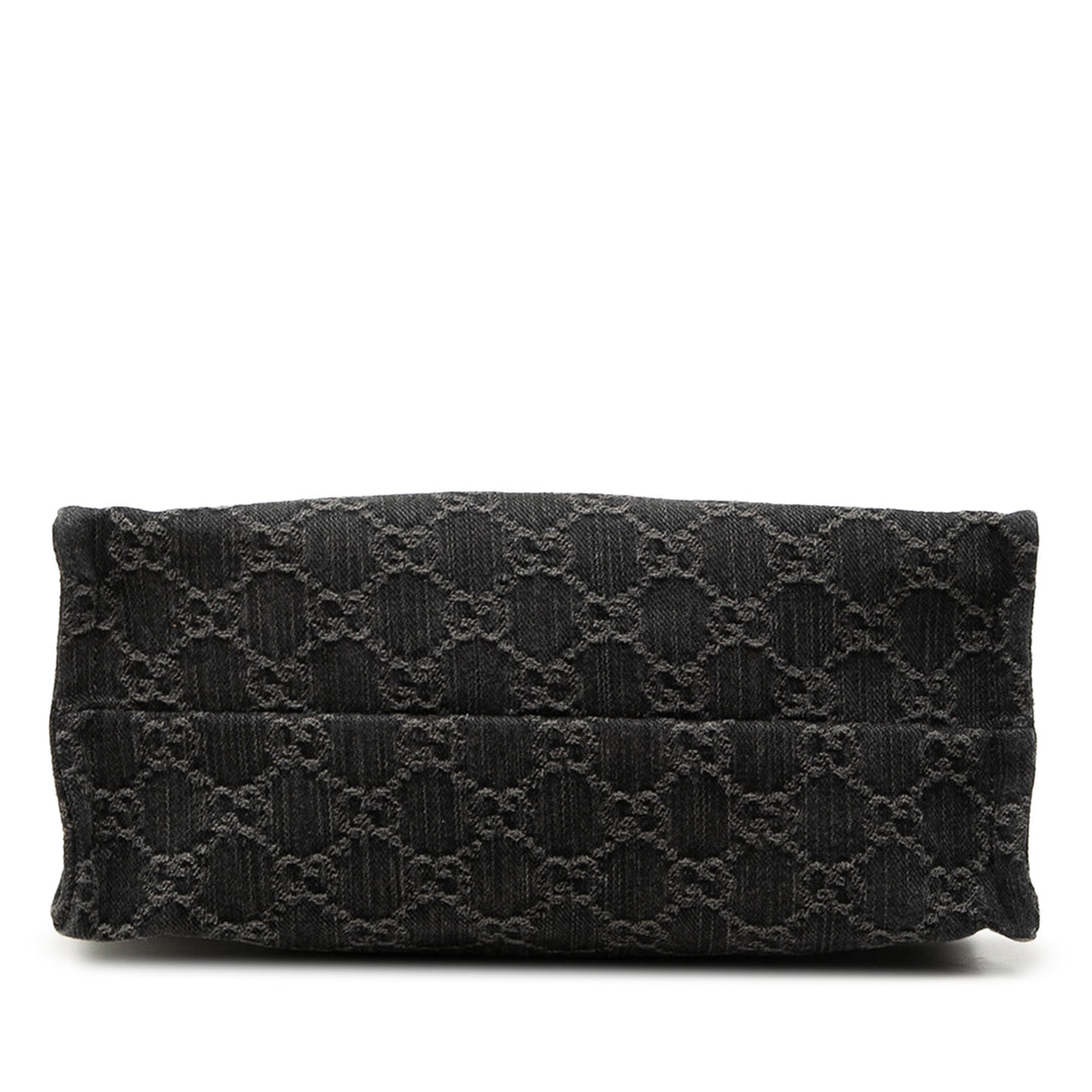 GG Ophidia Cabas Moyen Jean Noir