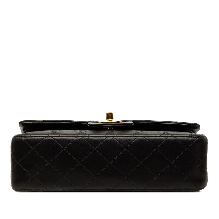 Chanel Classic Double rabat Petit Cuir d'agneau Noir – vue 3 – GABY PARIS