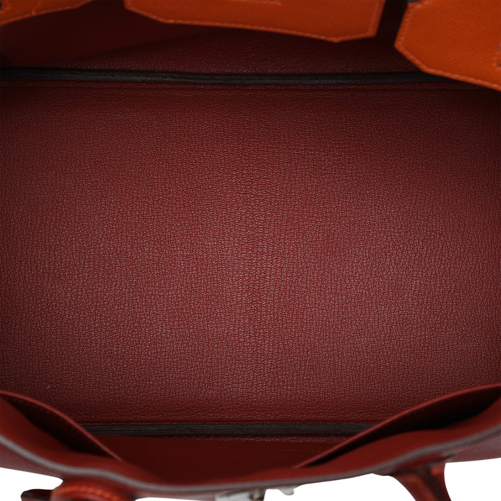 Special Order Tricolore Birkin Retourne 35 Epsom Rouge