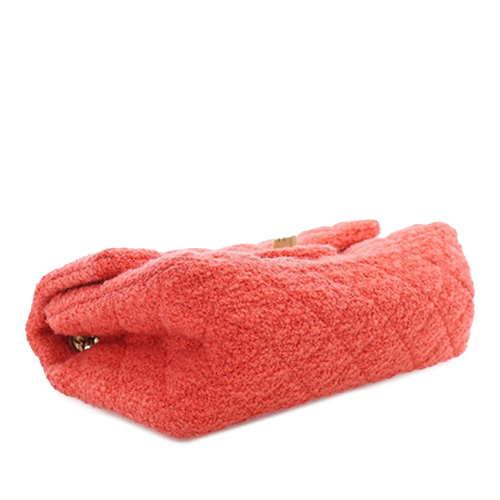 Chanel Mini Reissue 2.55 Tweed Simple rabat 224 Rouge