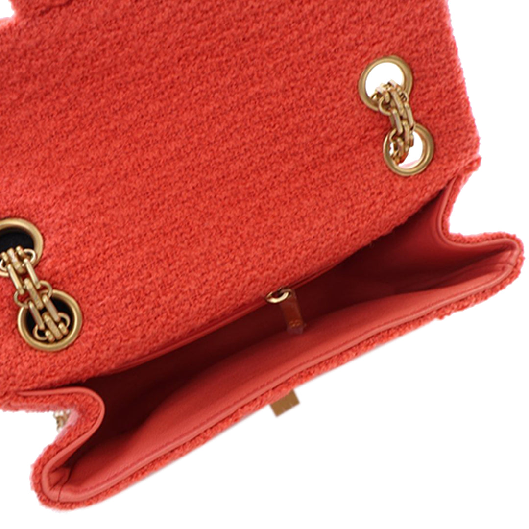 Chanel Mini Reissue 2.55 Tweed Simple rabat 224 Rouge