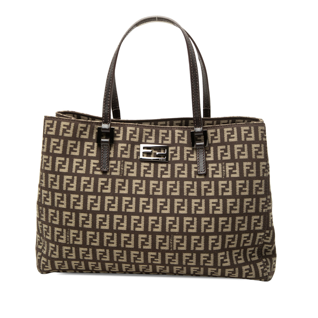 Fendi Zucchino Cabas Petit Marron