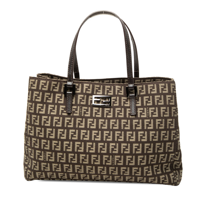 Fendi Zucchino Cabas Petit Marron