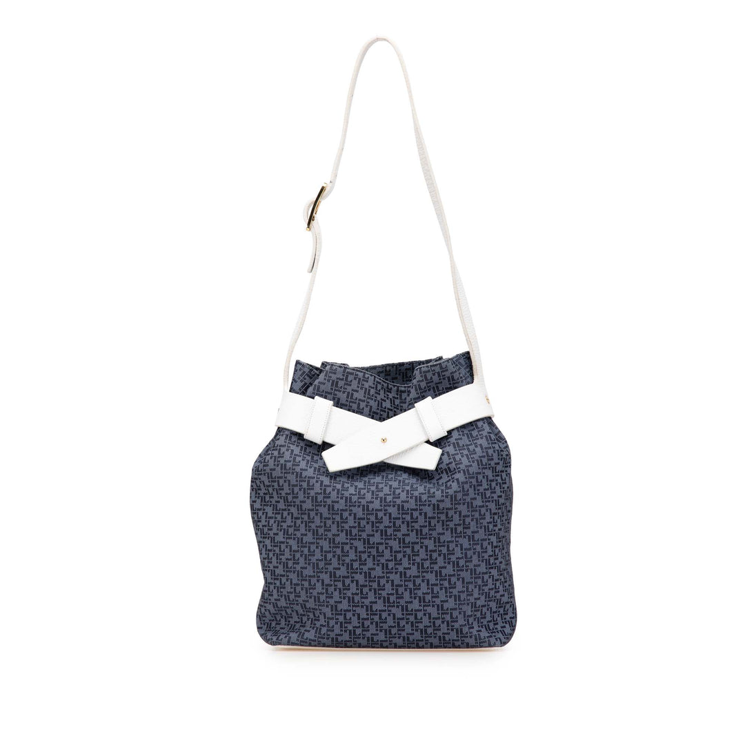 Canvas Bucket Bag Blue - Gaby Paris